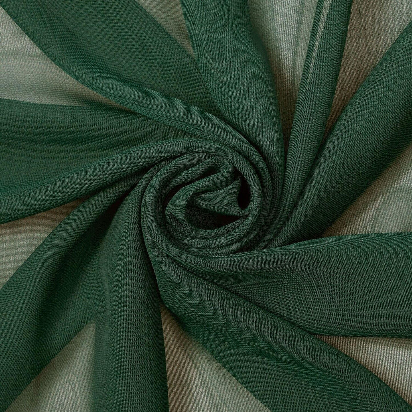 Polyester Chiffon Sheer Lightweight Fabric for Apparel & Decor