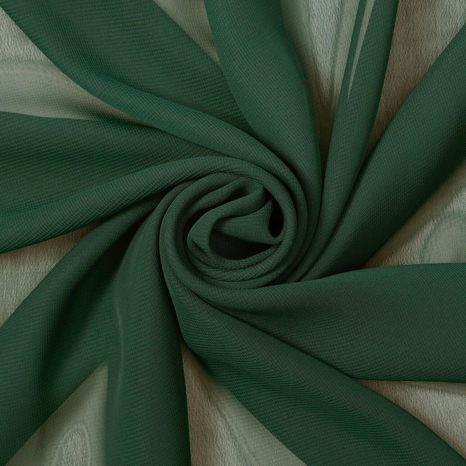 Polyester Chiffon Sheer Lightweight Fabric for Apparel & Decor