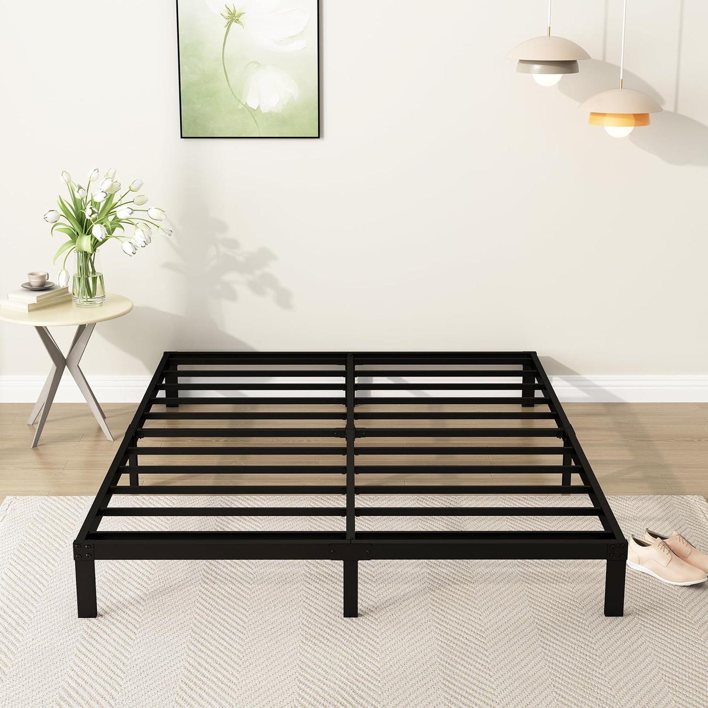9 Inch California King Bed Frame Heavy Duty Metal Platform