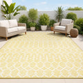 JONATHAN Y Moroccan Geometric Indoor Outdoor Area Rug 4x6 - Durable