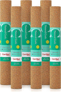 Con-Tact Cork Shelf Liner 18in x 4ft Pack of 6 - Versatile Cork Roll