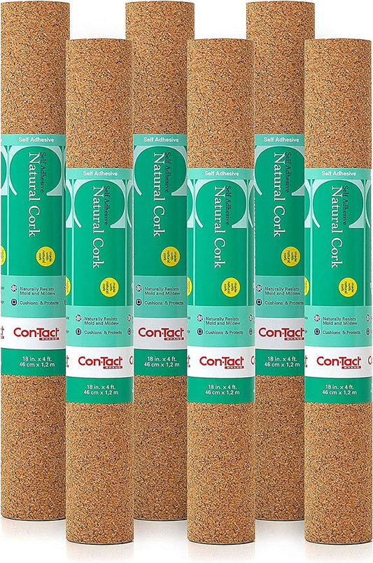 Multi-Purpose Cork Shelf Liner for Crafting and Home Use