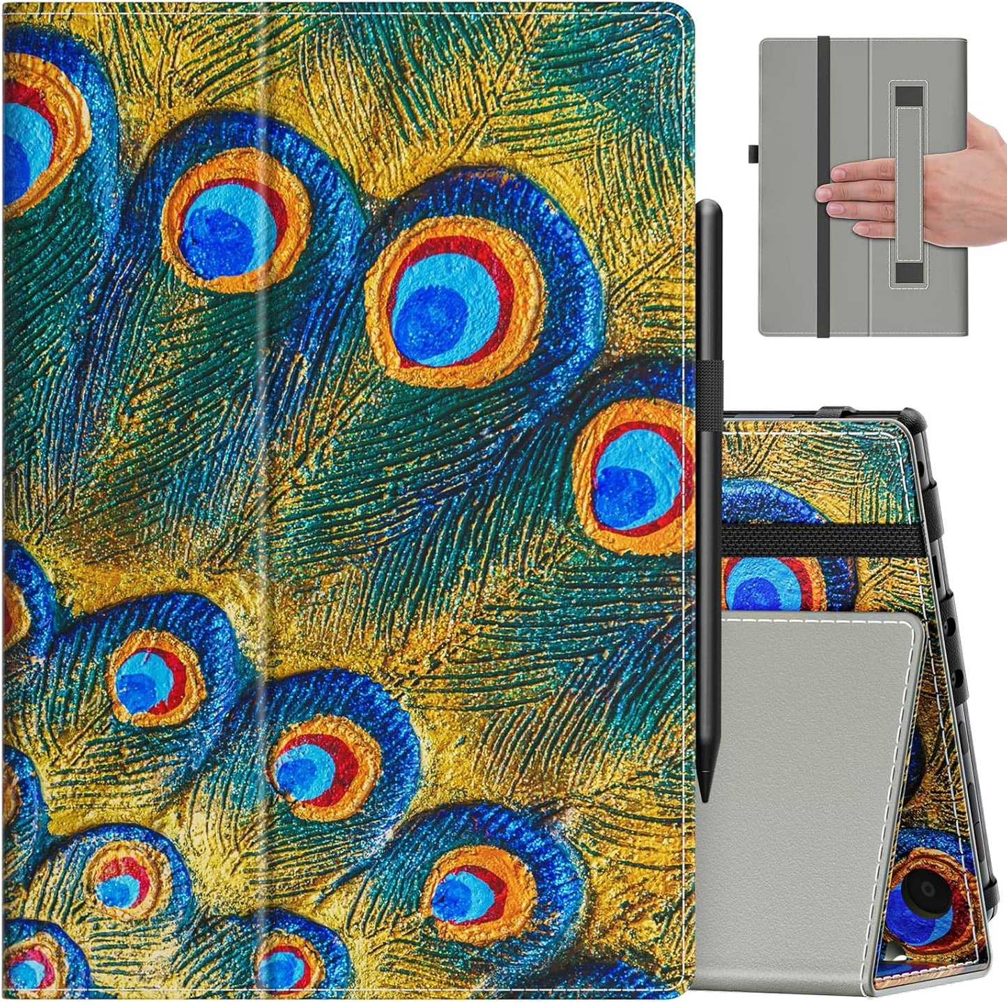 VORI Case for Kindle Fire HD 10 Tablet - Slim Folio Cover