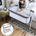 3 in 1 Baby Bassinet Bedside Sleeper & Playpen - Portable Foldable