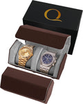 Genuine Leather Watch Case - Travel in Style! - QWATCHBANDS