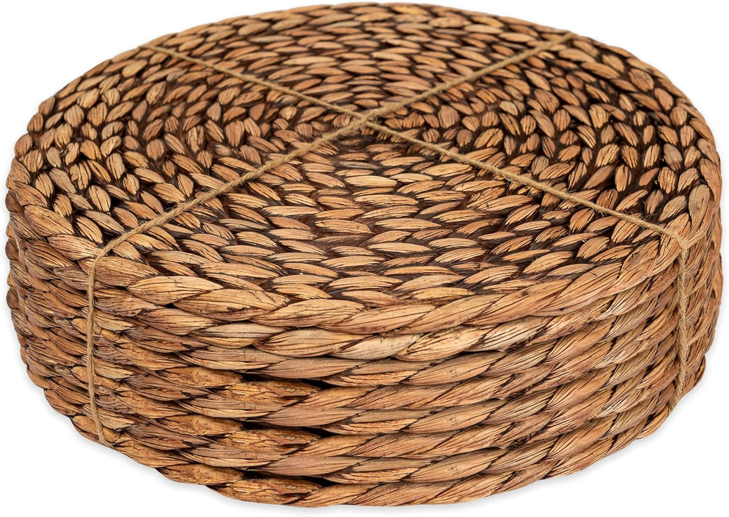CENBOSS Round Wicker Placemats Set: Elegant Dining Upgrade