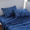 MEISHANG King Sheet Set Floral Deep Pocket King Sheets - Ultra Soft