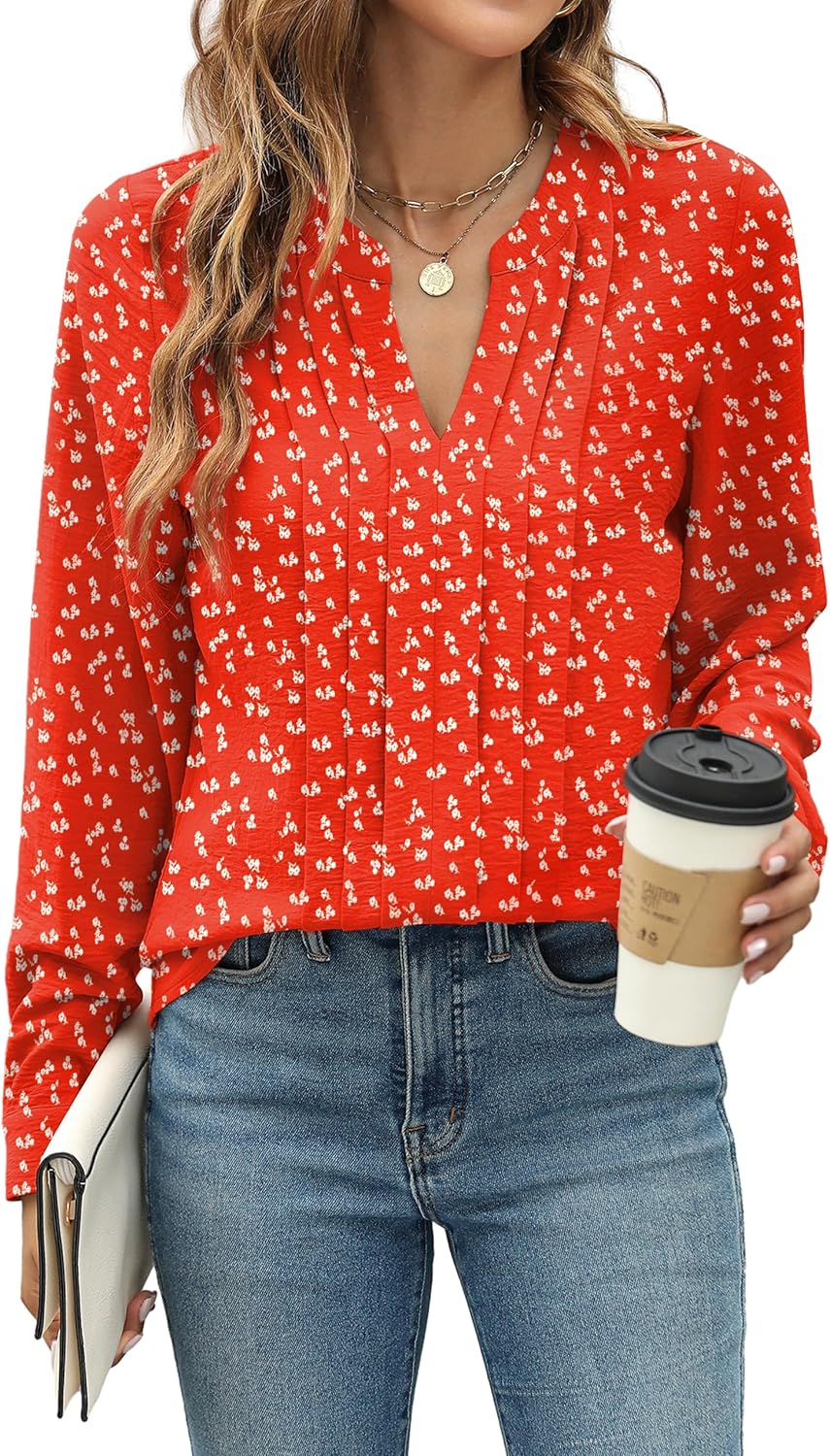 Blooming Jelly Women's Dressy Casual Blouses for Work & Play