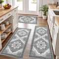 Tritard Non Slip Kitchen Rugs Set of 3 Washable Boho Mats