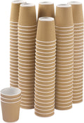 Ripple Kraft Paper Cups 4 oz Small Insulated Hot Cold Cups