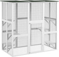 Outdoor Cat House Big Catio with 6 Ledges - Spacious Weatherproof