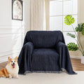 MYSKY HOME Chair Couch Covers - Soft Non Slip Sectional Throw 71ftx91