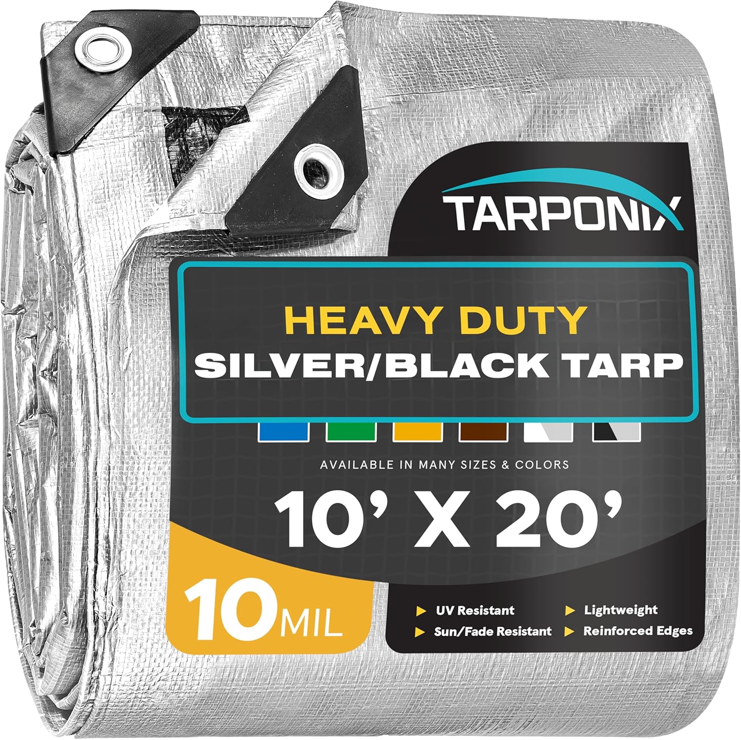 10ft x 20ft Heavy-Duty Tarp for All-Weather Protection