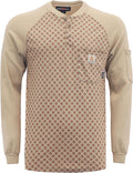 FR Henley Work Shirt Flame Resistant Two Tone Camo - Durable Fit