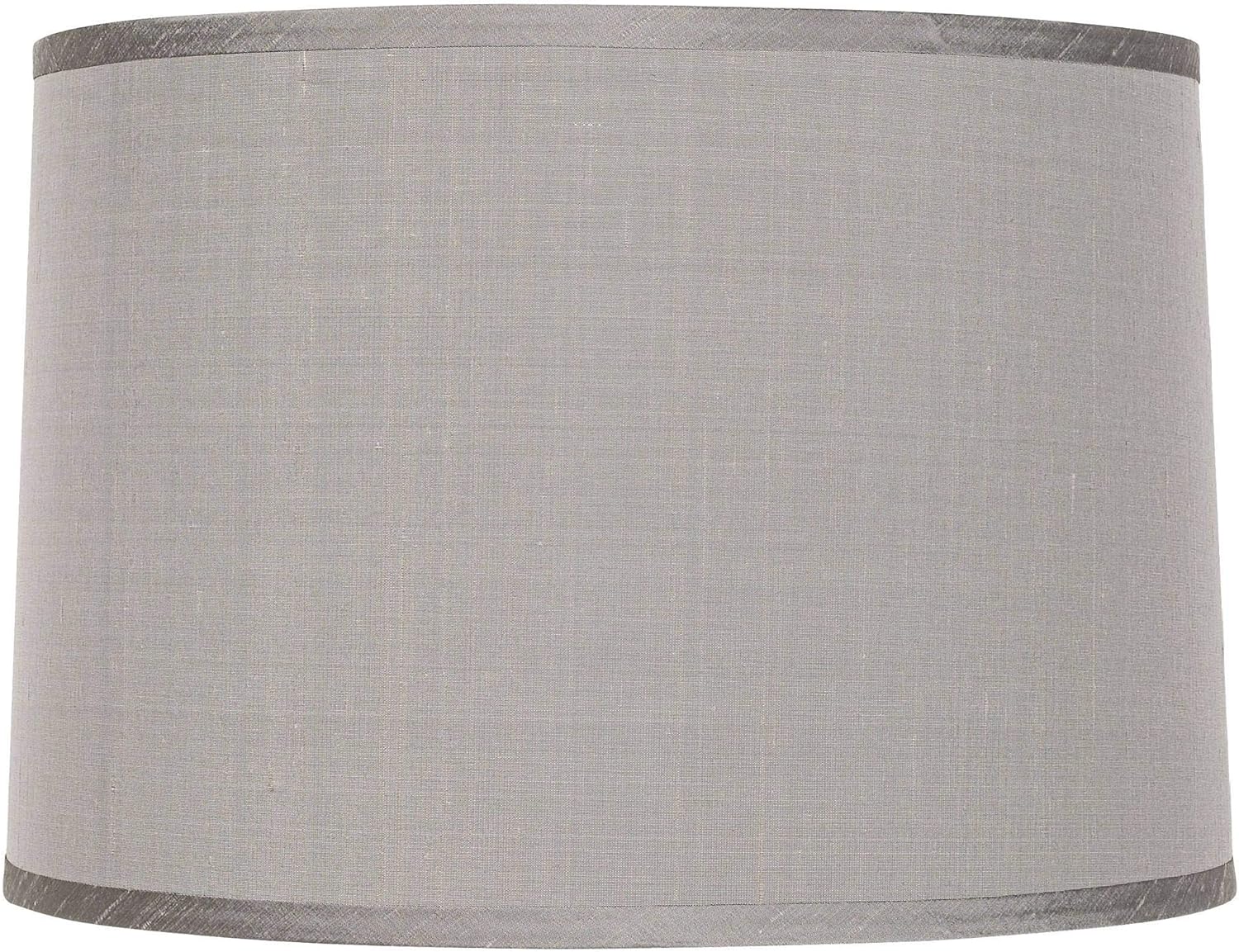 Platinum Gray Dupioni Large Lamp Shade for Stylish Lighting