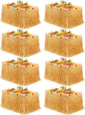 Fovths Luau Grass Table Skirt 9 ft x 29.5 in - Tropical Party Decor