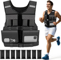 Adjustable Weighted Vest for Men Woman 18lbs 30lbs 40lbs - Breathable