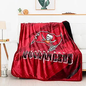 NFL Velocity Silk Touch Sherpa Throw Blanket for Comfort