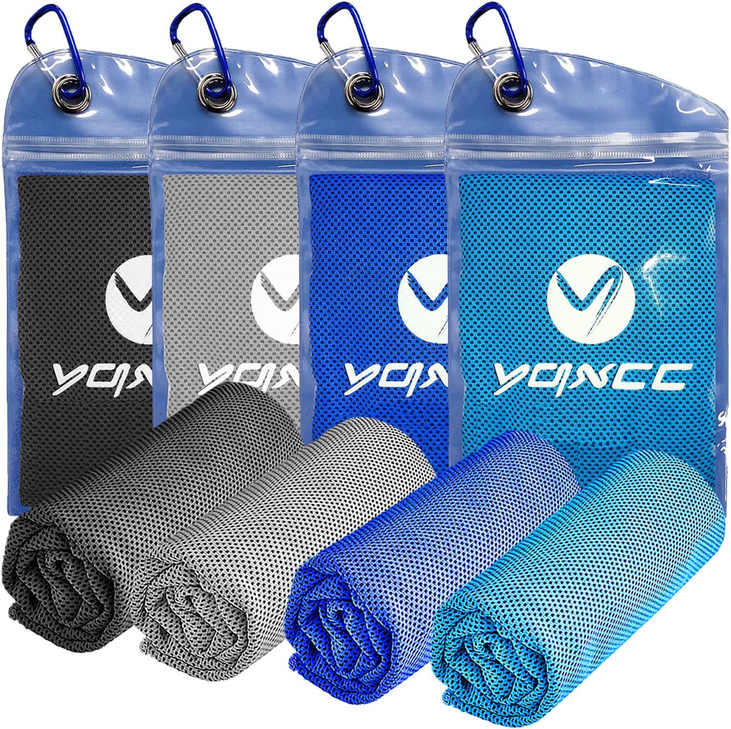 Stay Cool Anywhere: YQXCC Cooling Towels 4-Pack