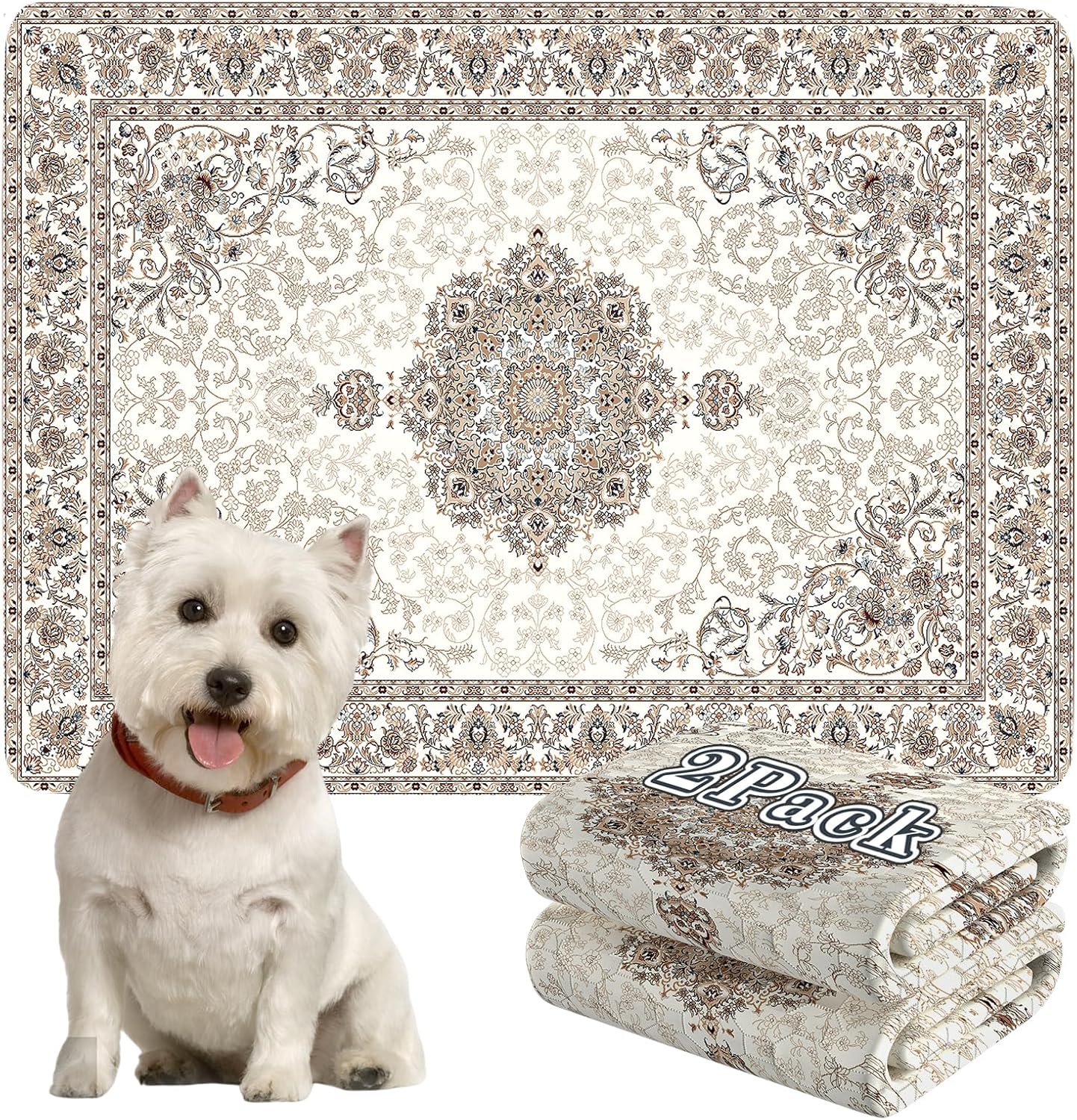 Washable Pee Pads for Dogs - Super Absorbent Training Mats