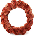 Rust Velvet Wreath Wall Art - Cozy Handmade Door & Wall Decor