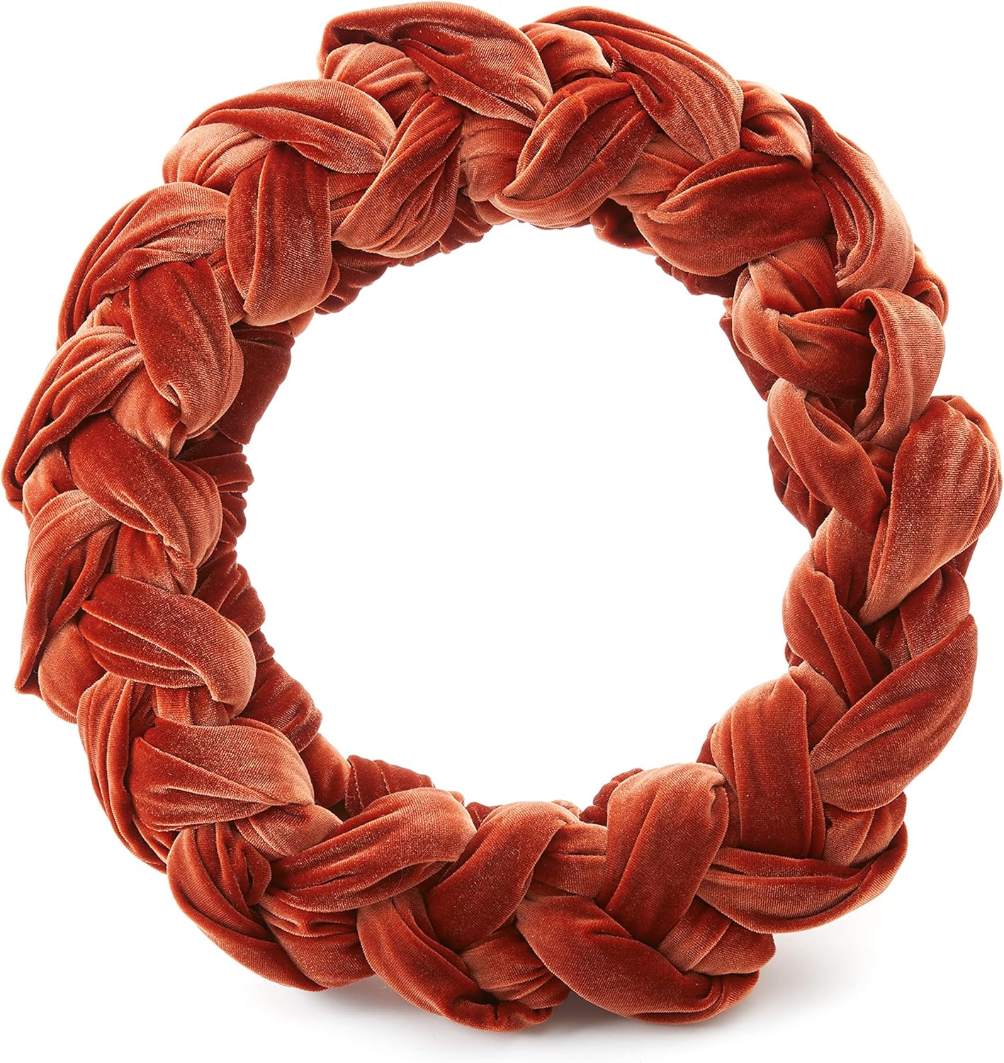 Rust Velvet Wreath for Front Door Holiday Decor and Wall Art