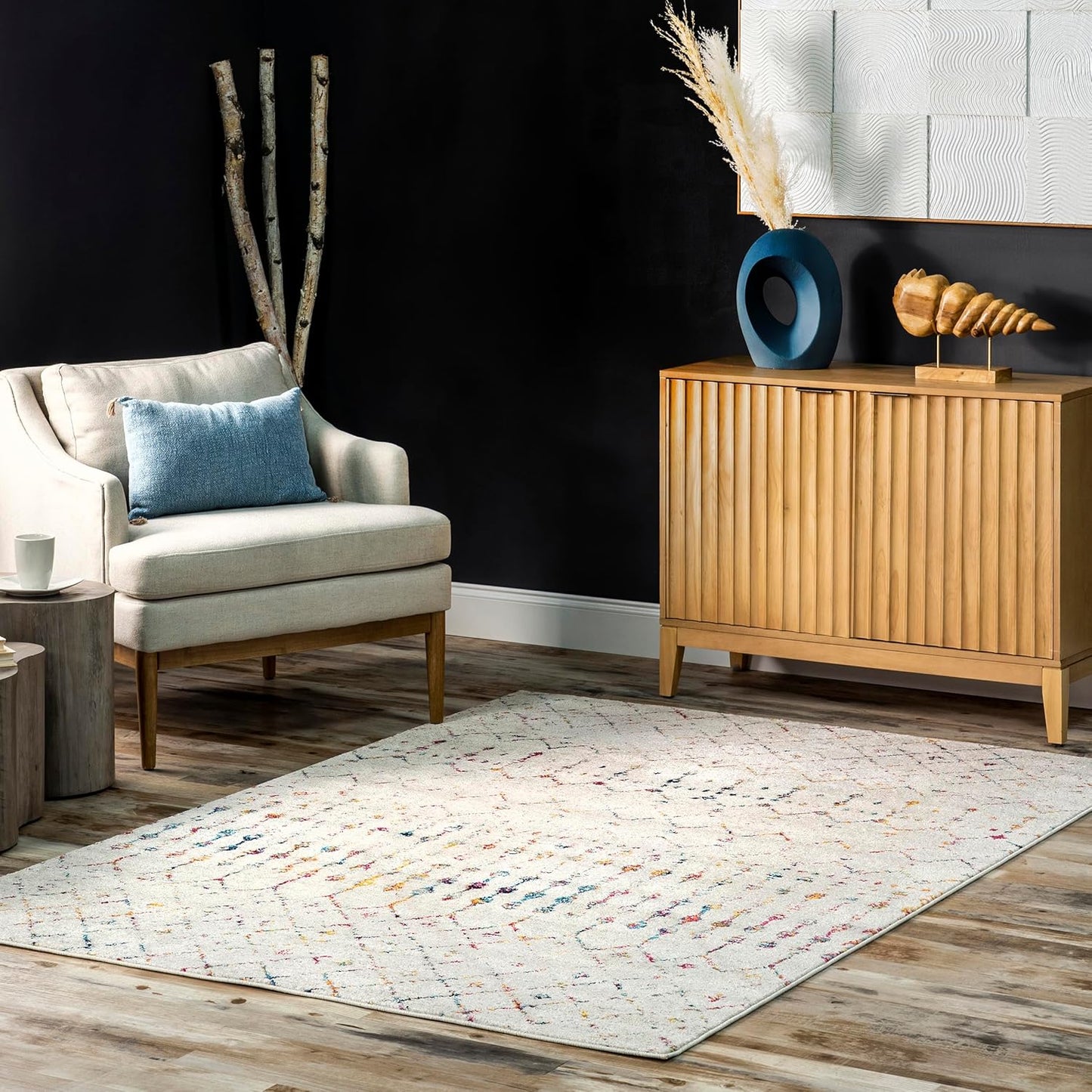 nuLOOM 3x5 Moroccan Blythe Area Rug for Stylish Home Decor