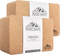 Non-Slip Cork Yoga Blocks - Firm Support, Balance & Stretch