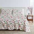 Full Size Microfiber Sheet Set - Holiday 4-Piece Bed Sheets