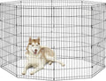 New World Dog Exercise Pen & Playpen 24in x 48in - Sturdy Foldable