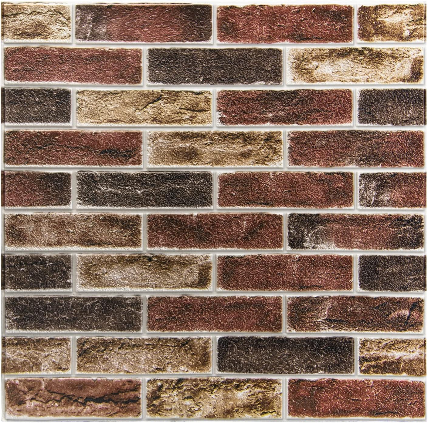 Art3d Faux Brick 3D Wall Panels Peel and Stick for Home Decor