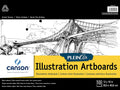 Canson Plein Air Illustration Paper Fold Over Art Board 12x16 - Smooth