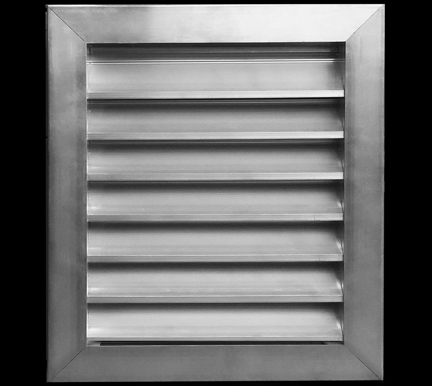 HVAC Premium 16in x 16in Aluminum Gable Louver Vent for Walls