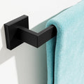 Alise Black Towel Bars 27.56 Inch Durable Towel Holder Rack