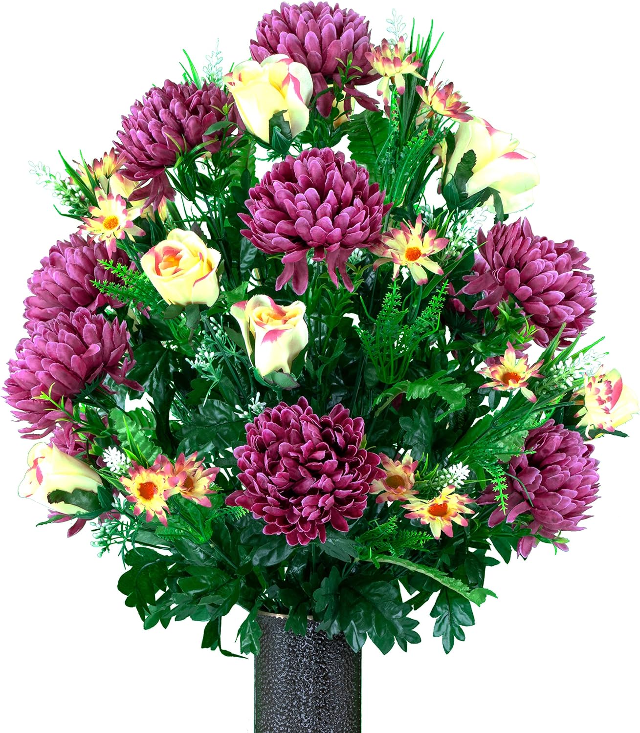 Sympathy Silks Artificial Cemetery Flowers for Lasting Remembrance