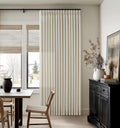 Sand Beige Linen Curtains 102 in Long Pinch Pleated Drapes - Light