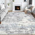 Area Rugs for Living Room 9x12 Abstract Washable Rug - Soft, Non-Slip