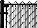 Gray Ridged Slats for 6ft Chain Link Fence - 82 Pack