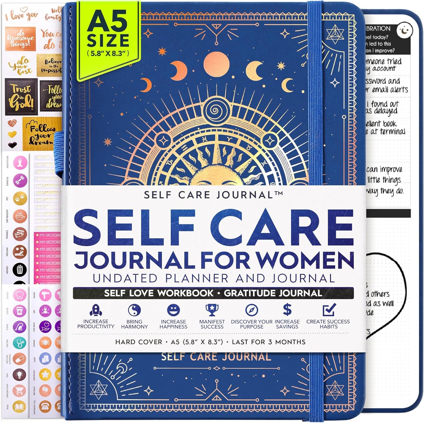Self Care Journal for Mental Health & Manifestation Goals