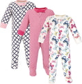 Touched by Nature Unisex Baby Organic Cotton Sleep and Play 3-Pack