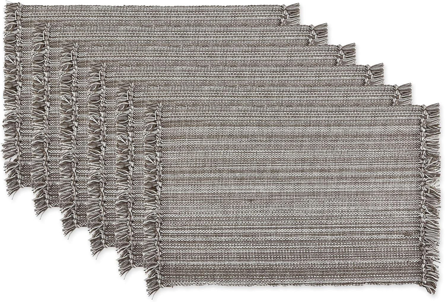 DII Variegated Tabletop Collection Placemat Set for Dining