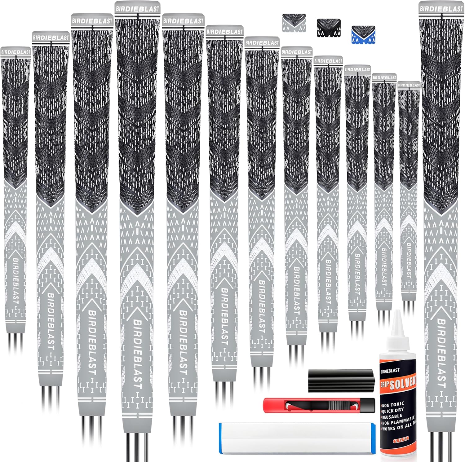 BIRDIEBLAST All Weather Golf Grips Pack