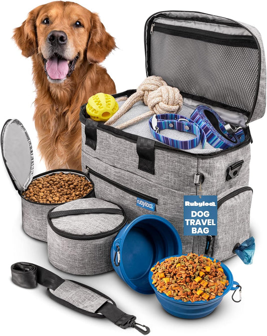 The Original Doggy Bag - Complete Dog Travel Bag for Supplies