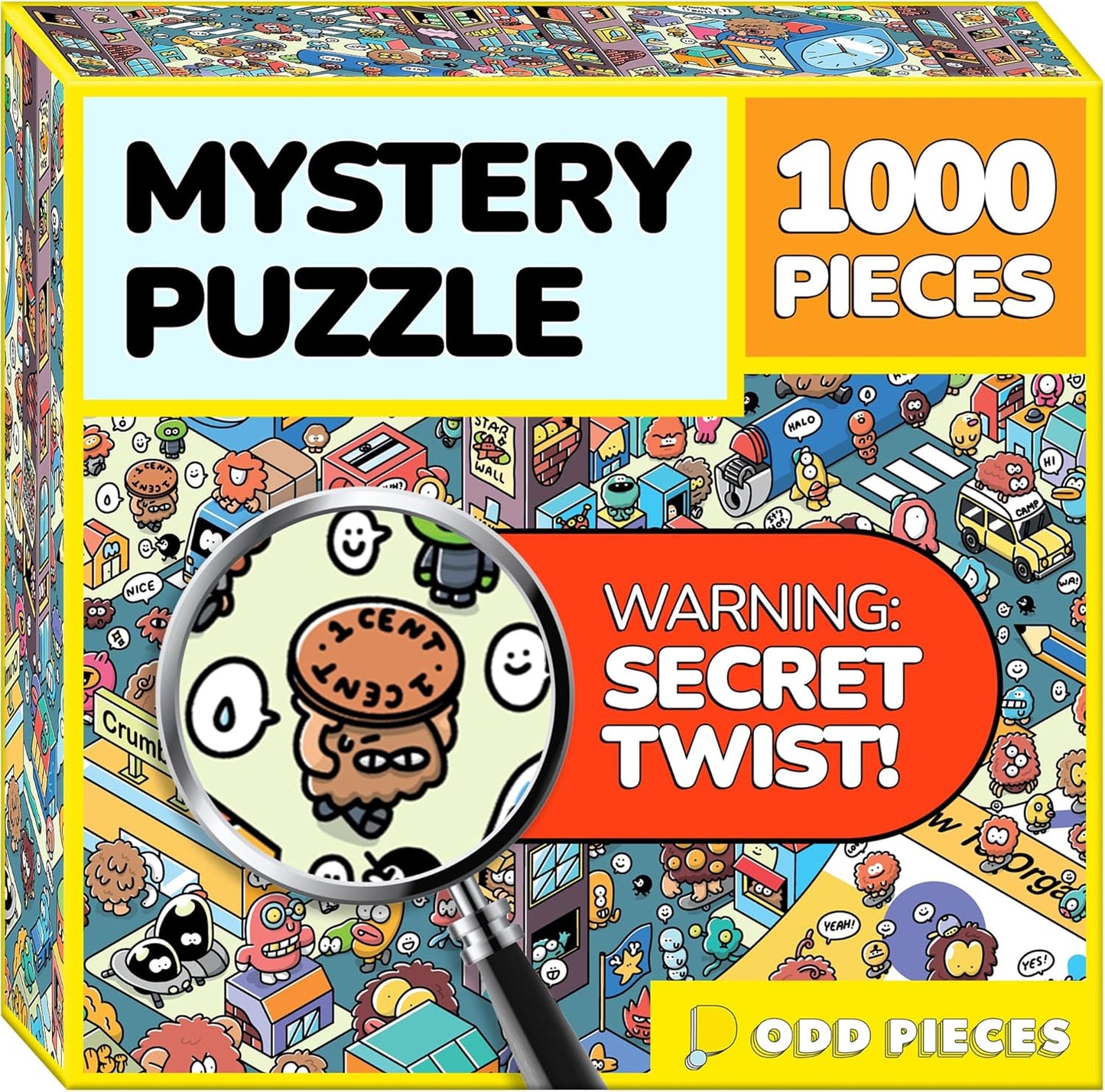 Odd Pieces 1000 Piece Jigsaw Puzzle with Unique Storytelling Twist