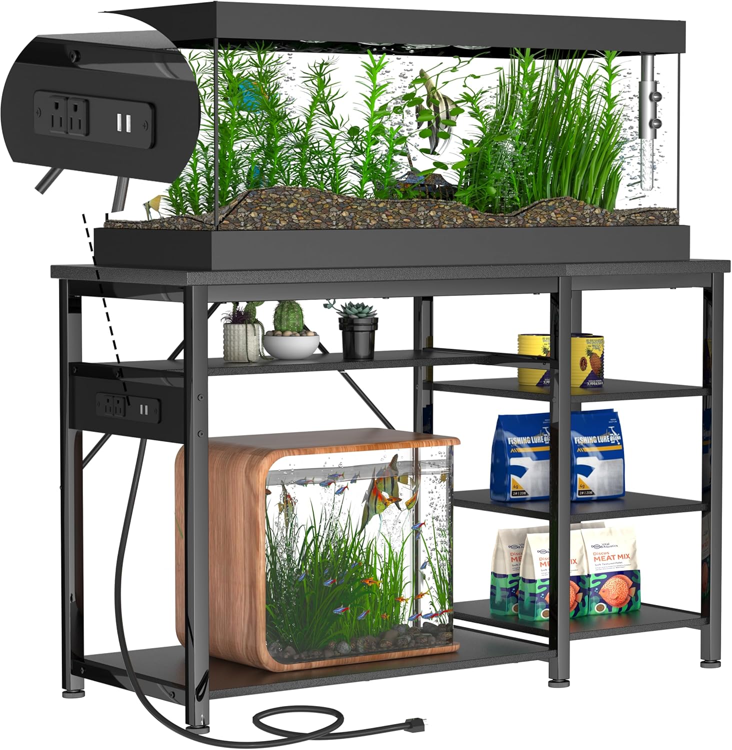 Heavy Duty Fish Tank Stand for 20-40 Gallon Aquariums