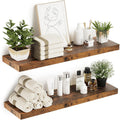 Floating Shelves 36 x 10 x 1.8 in - Deeper Rustic Wall Shelf