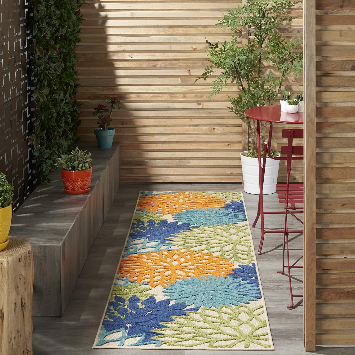 Nourison Aloha Indoor/Outdoor Multicolor Area Rug for Any Space