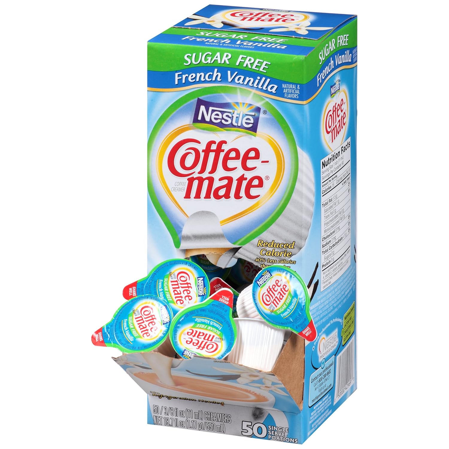 Nestle Coffee-Mate French Vanilla Creamer - Sugar-Free Bliss!