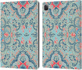 Head Case Designs Micklyn Le Feuvre Red and Blue Floral Leather iPad