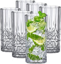 Vika 18-Ounce Plastic Highball Glasses - Set of 6 for All Occasions